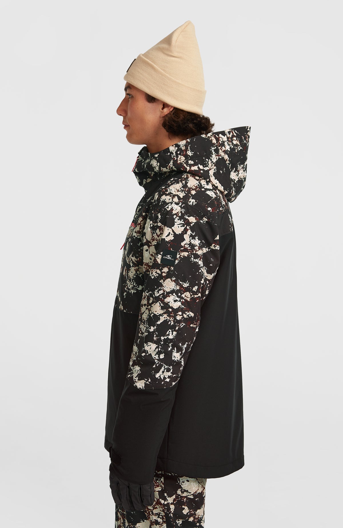 Veste de ski FWC'Cruz Triple | Black/Beige Quarry