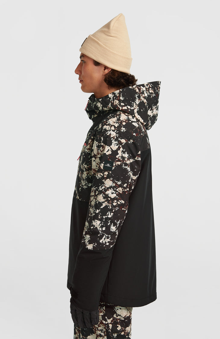 Veste de ski FWC'Cruz Triple | Black/Beige Quarry