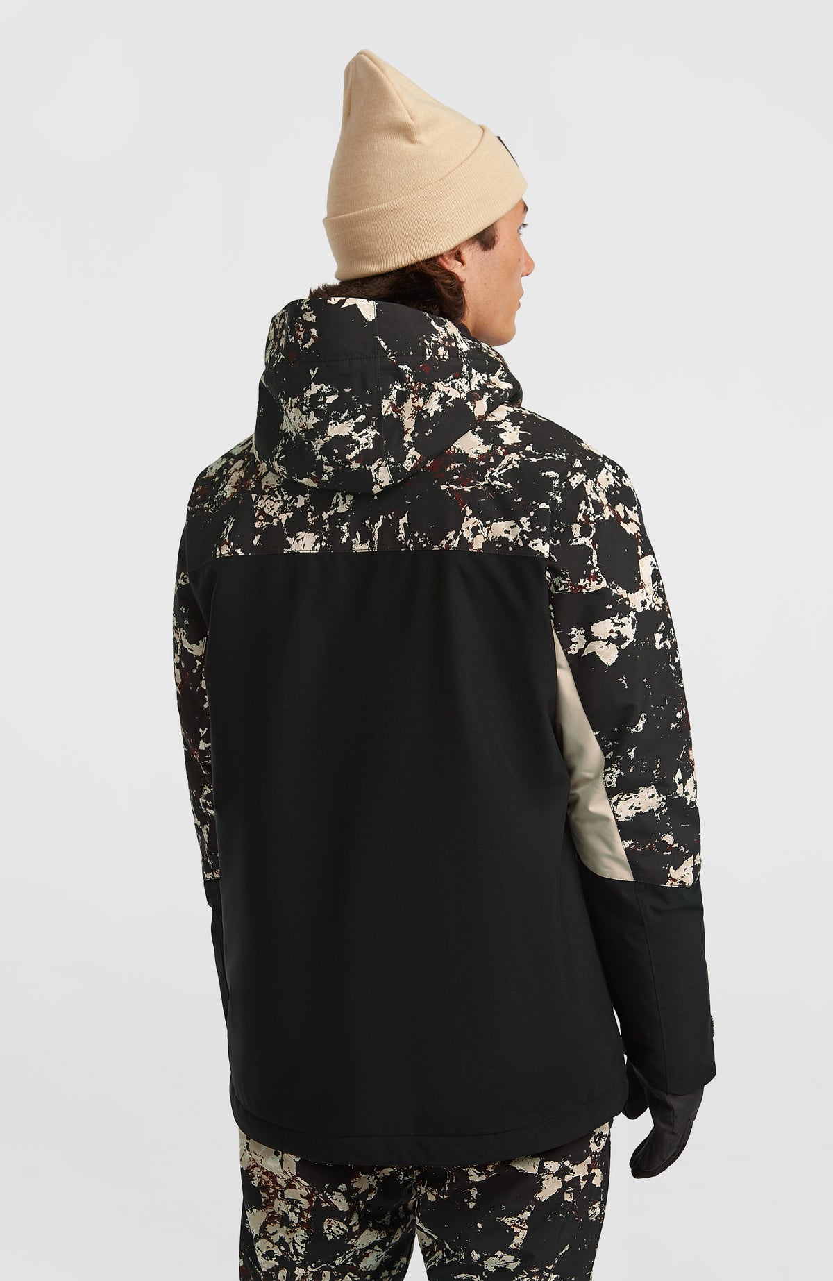 Veste de ski FWC'Cruz Triple | Black/Beige Quarry