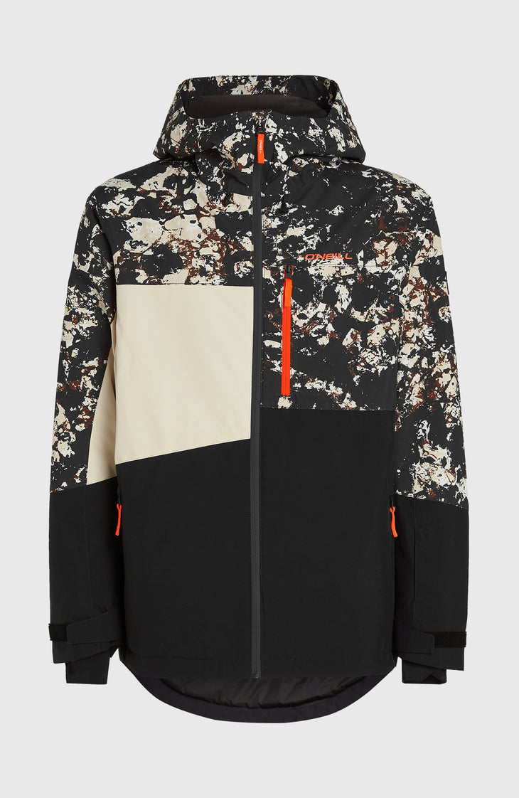 Veste de ski FWC'Cruz Triple | Black/Beige Quarry