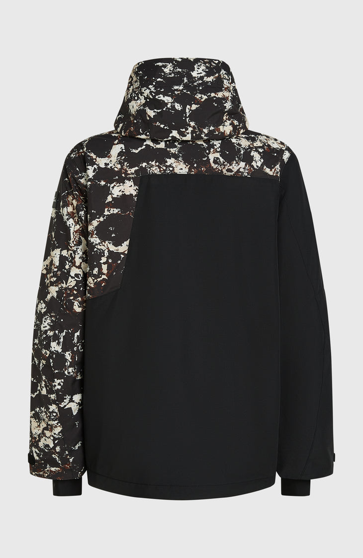 Veste de ski FWC'Cruz Block | Black/Beige Quarry