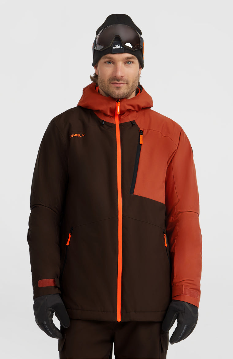 Veste de ski FWC'Cruz Block | Coffee Bean Colour Block Veste de ski FWC'Cruz Block | Coffee Bean Colour Block