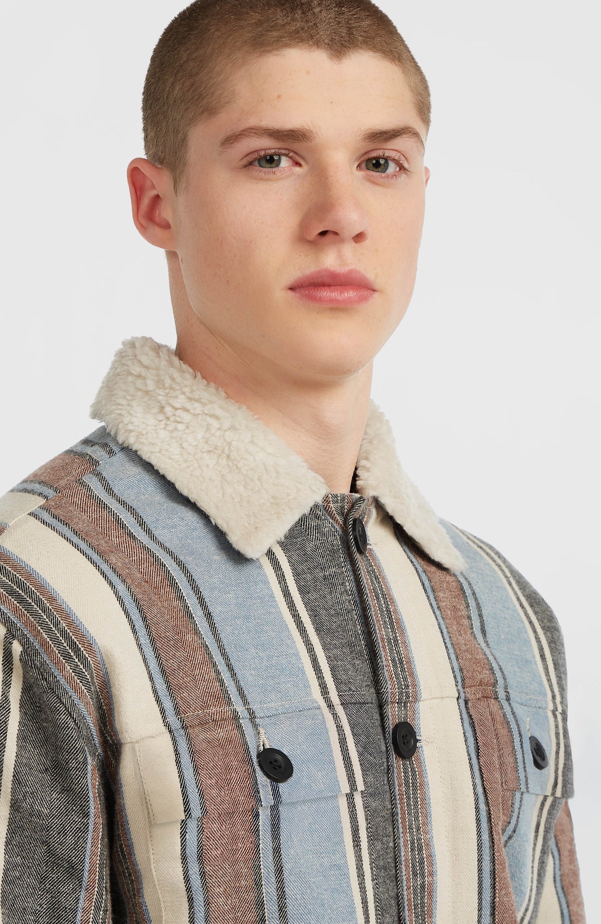 Veste O'Riginals doublée en polaire | Blue Vintage O'Neill Stripe