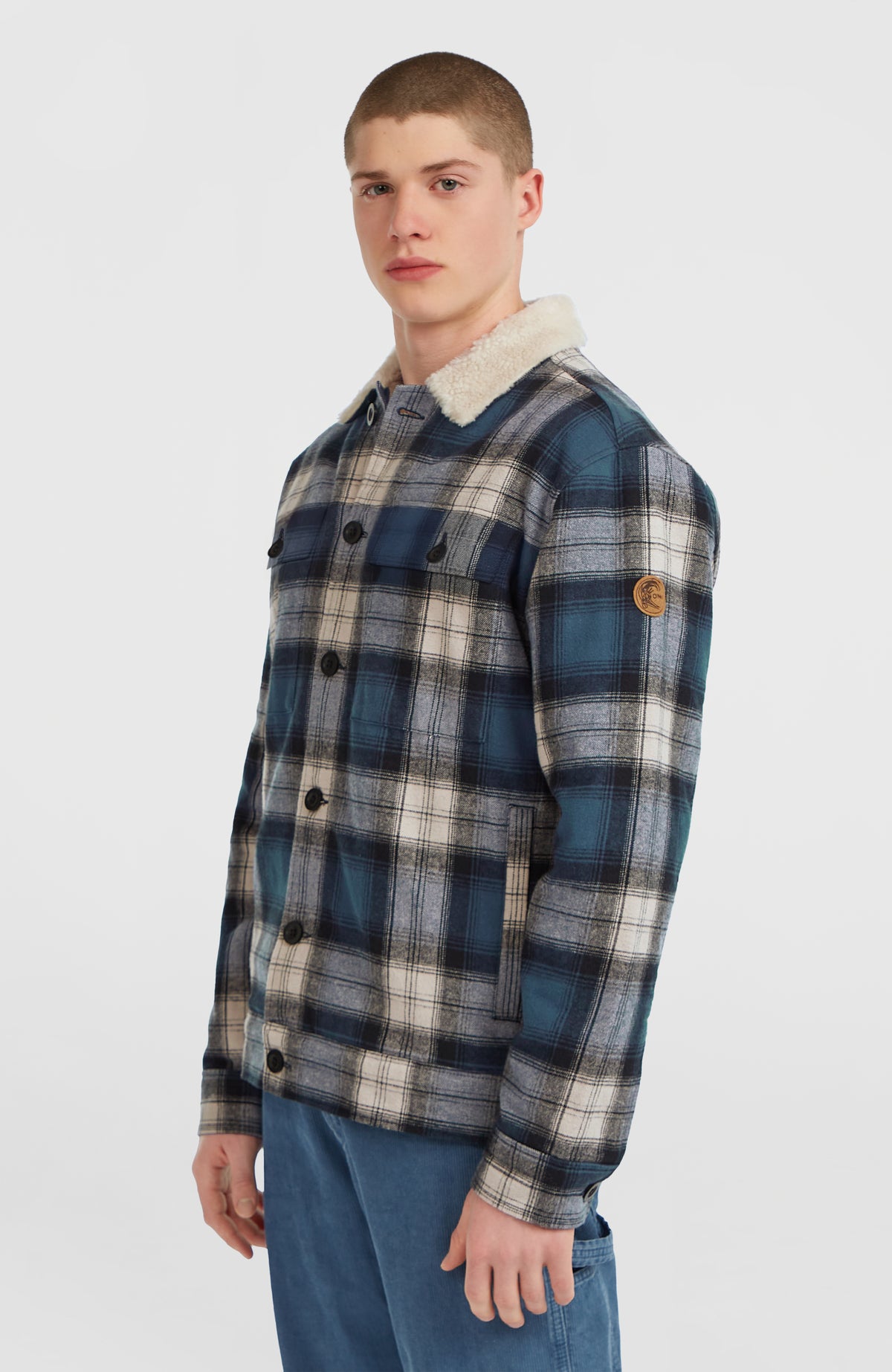 Veste O'Riginals doublée en polaire | Mozart Blue Check