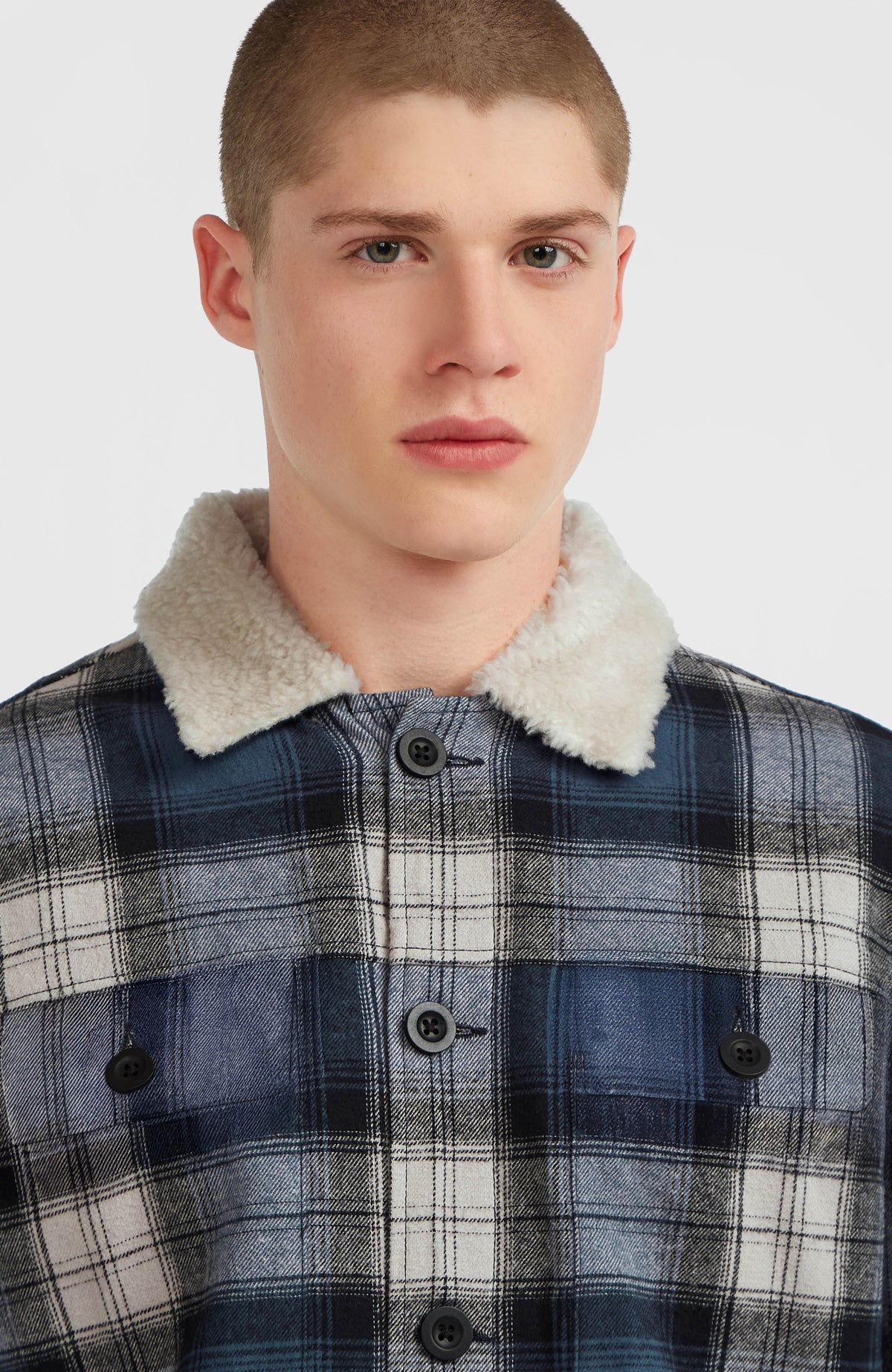 Veste O'Riginals doublée en polaire | Mozart Blue Check