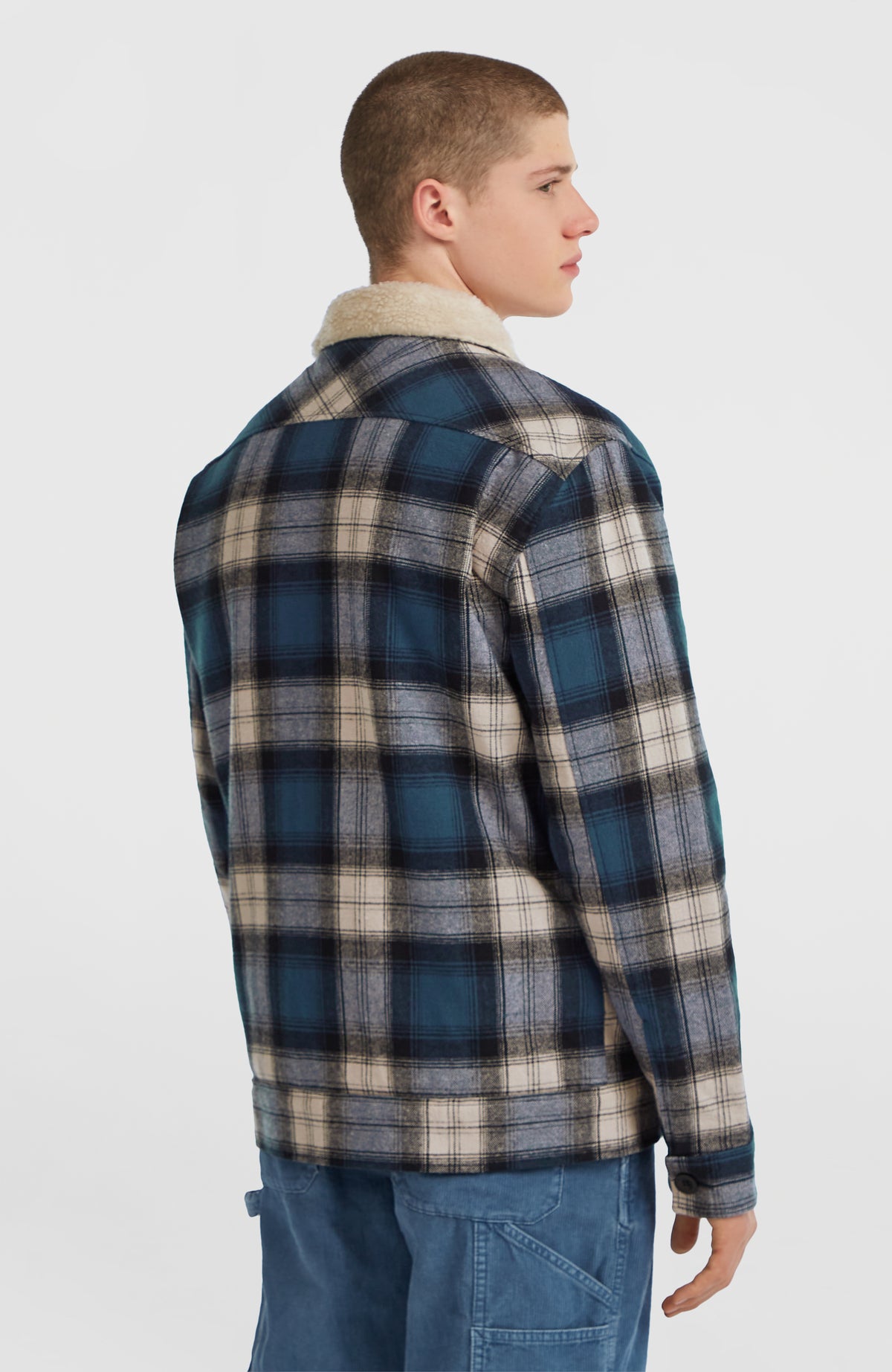 Veste O'Riginals doublée en polaire | Mozart Blue Check