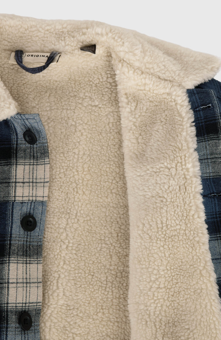 Veste O'Riginals doublée en polaire | Mozart Blue Check