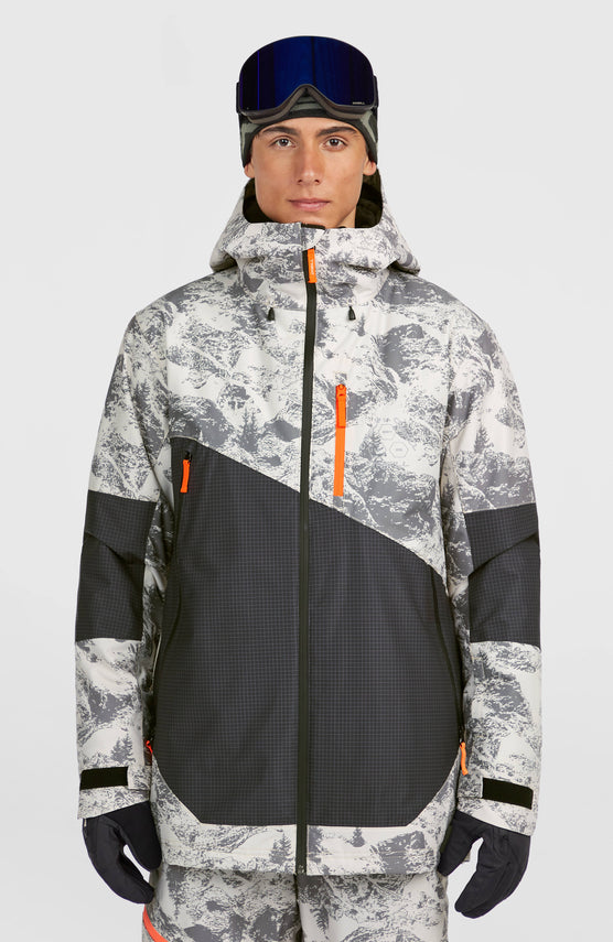 Veste de ski FWC'Peak Fire | Grey Mountain Landscape