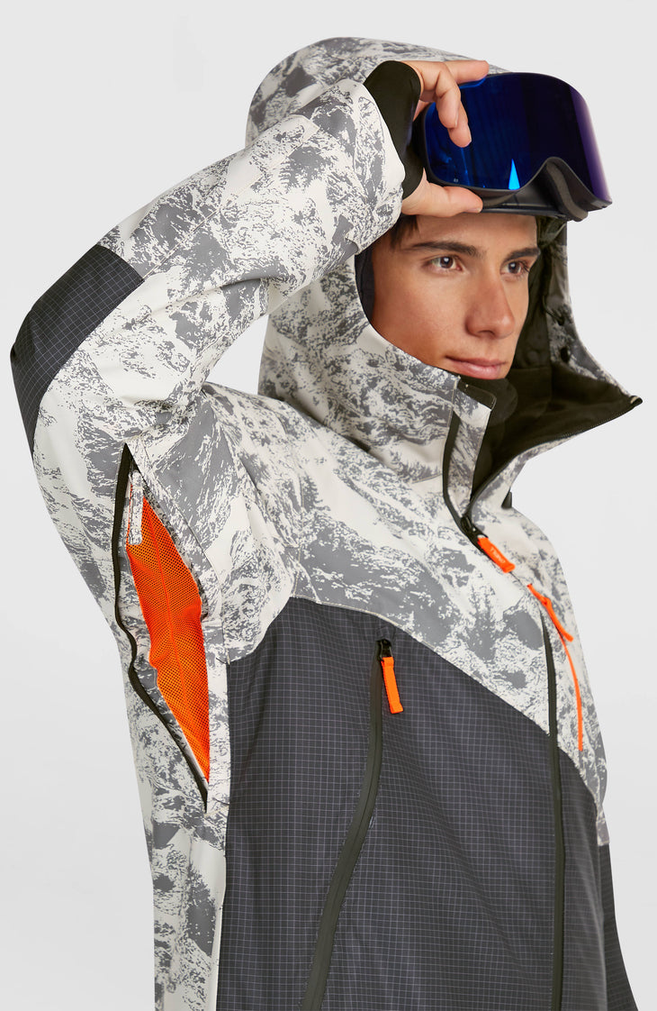 Veste de ski FWC'Peak Fire | Grey Mountain Landscape