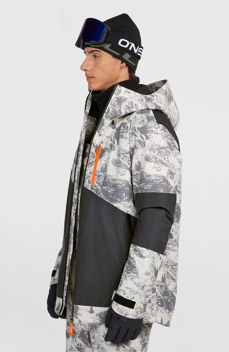 Veste de ski FWC'Peak Fire | Grey Mountain Landscape