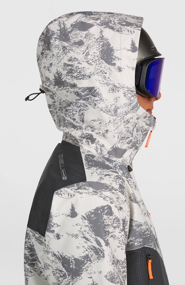 Veste de ski FWC'Peak Fire | Grey Mountain Landscape