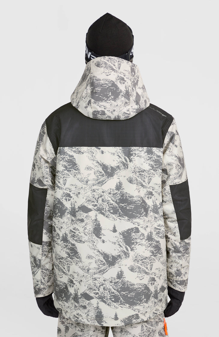 Veste de ski FWC'Peak Fire | Grey Mountain Landscape