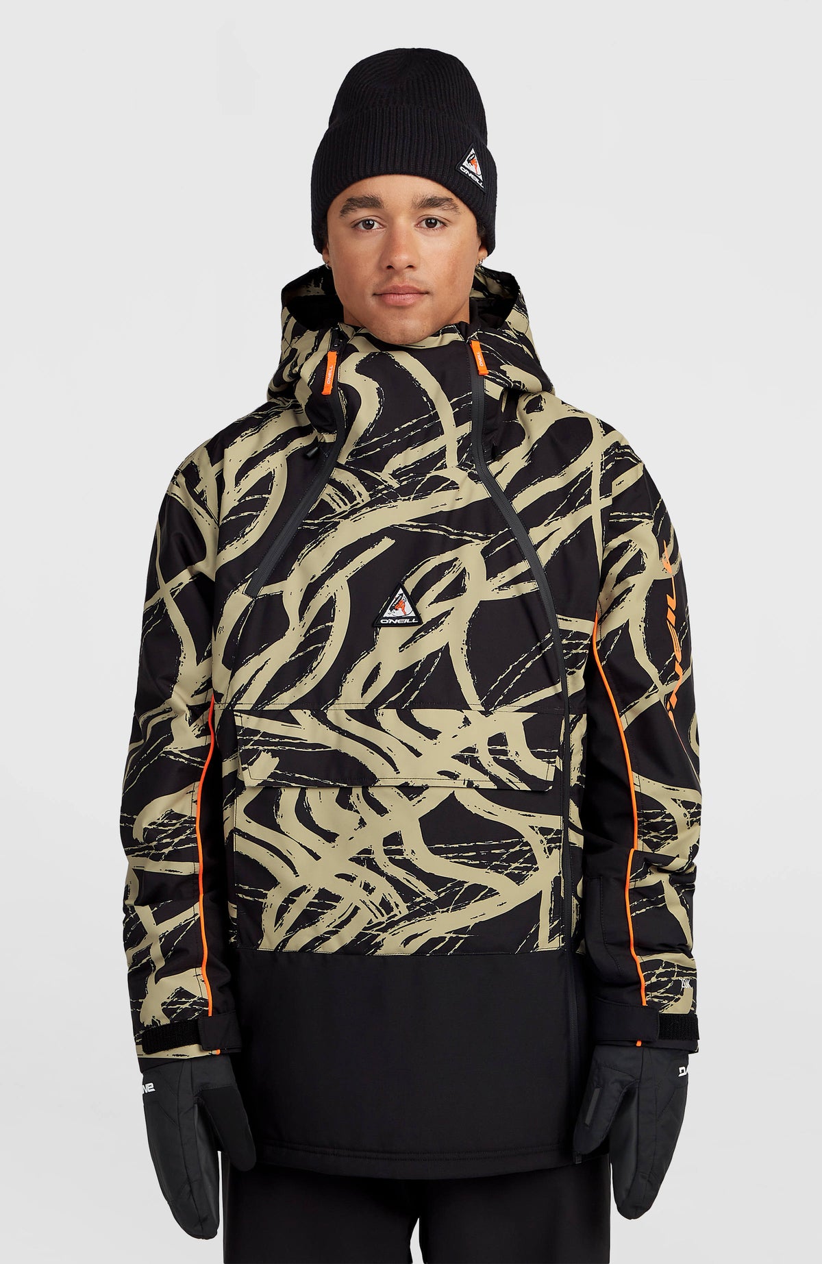 Veste de ski asymétrique FWC'Play | Beige Snowtracks