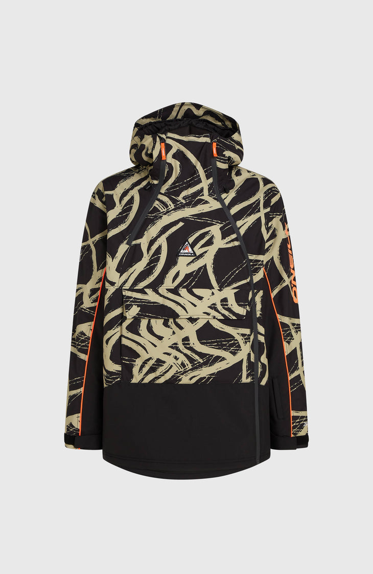 Veste de ski asymétrique FWC'Play | Beige Snowtracks