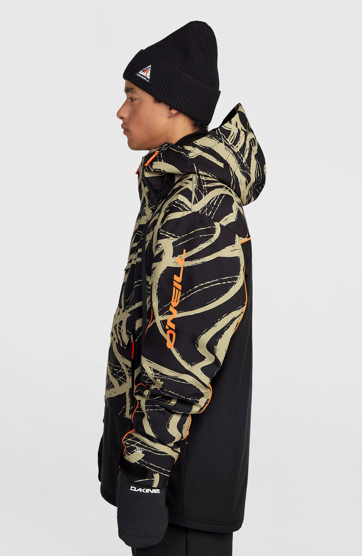Veste de ski asymétrique FWC'Play | Beige Snowtracks