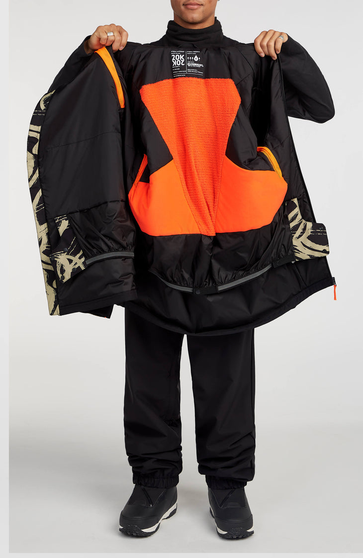 Veste de ski asymétrique FWC'Play | Beige Snowtracks