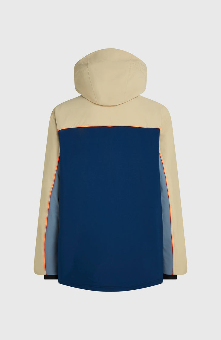 Veste de ski asymétrique FWC'Play | Olive Blush Colour Block