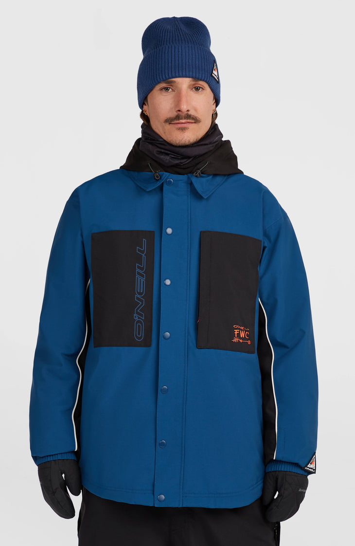 Veste-chemise de ski FWC'Play | Regal Blue Colour Block