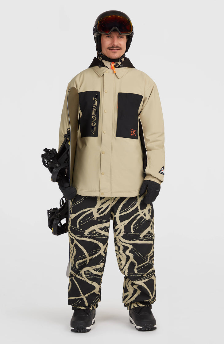 Veste-chemise de ski FWC'Play | Olive Blush Colour Block