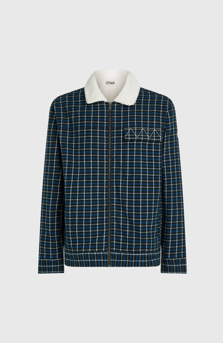 Veste O'Riginals doublée en polaire | Blue Heritage Checks