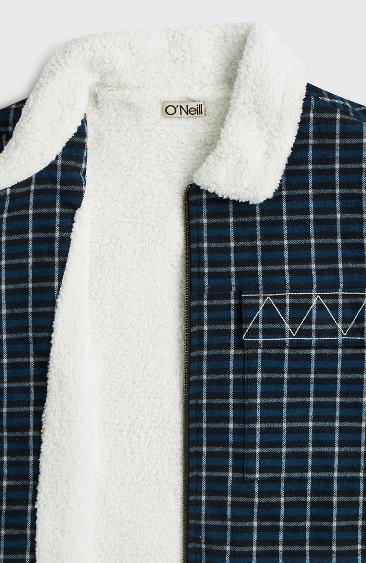 Veste O'Riginals doublée en polaire | Blue Heritage Checks