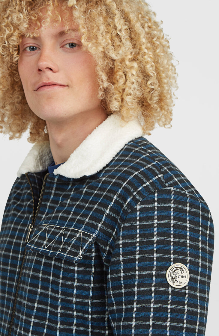 Veste O'Riginals doublée en polaire | Blue Heritage Checks