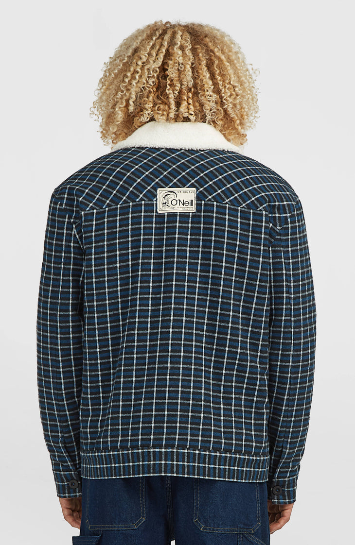 Veste O'Riginals doublée en polaire | Blue Heritage Checks