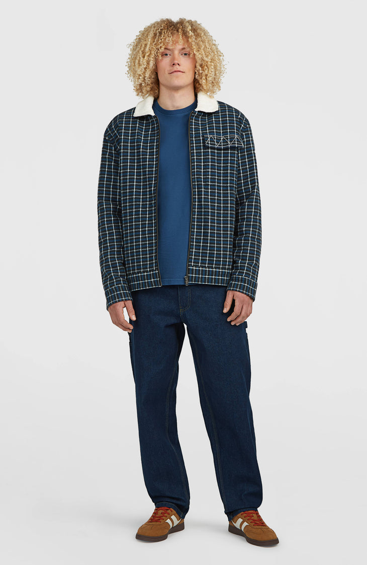 Veste O'Riginals doublée en polaire | Blue Heritage Checks