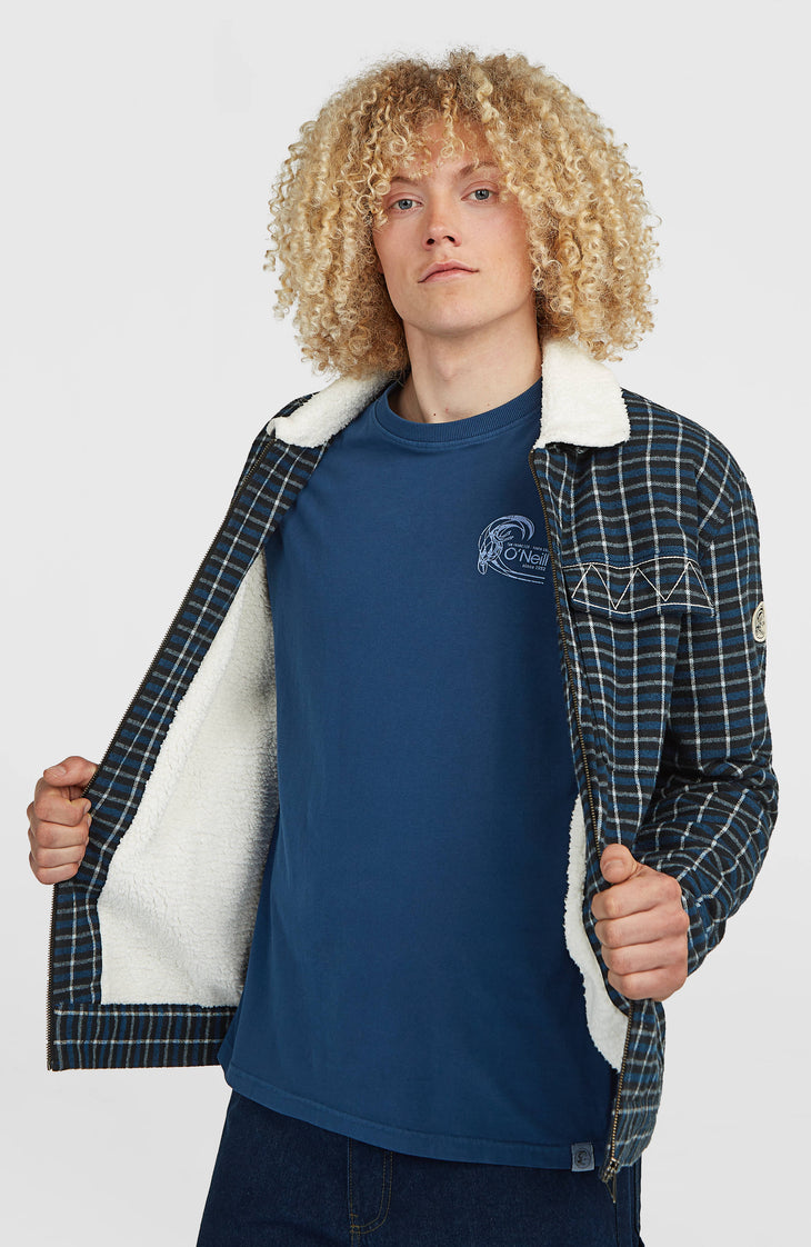 Veste O'Riginals doublée en polaire | Blue Heritage Checks