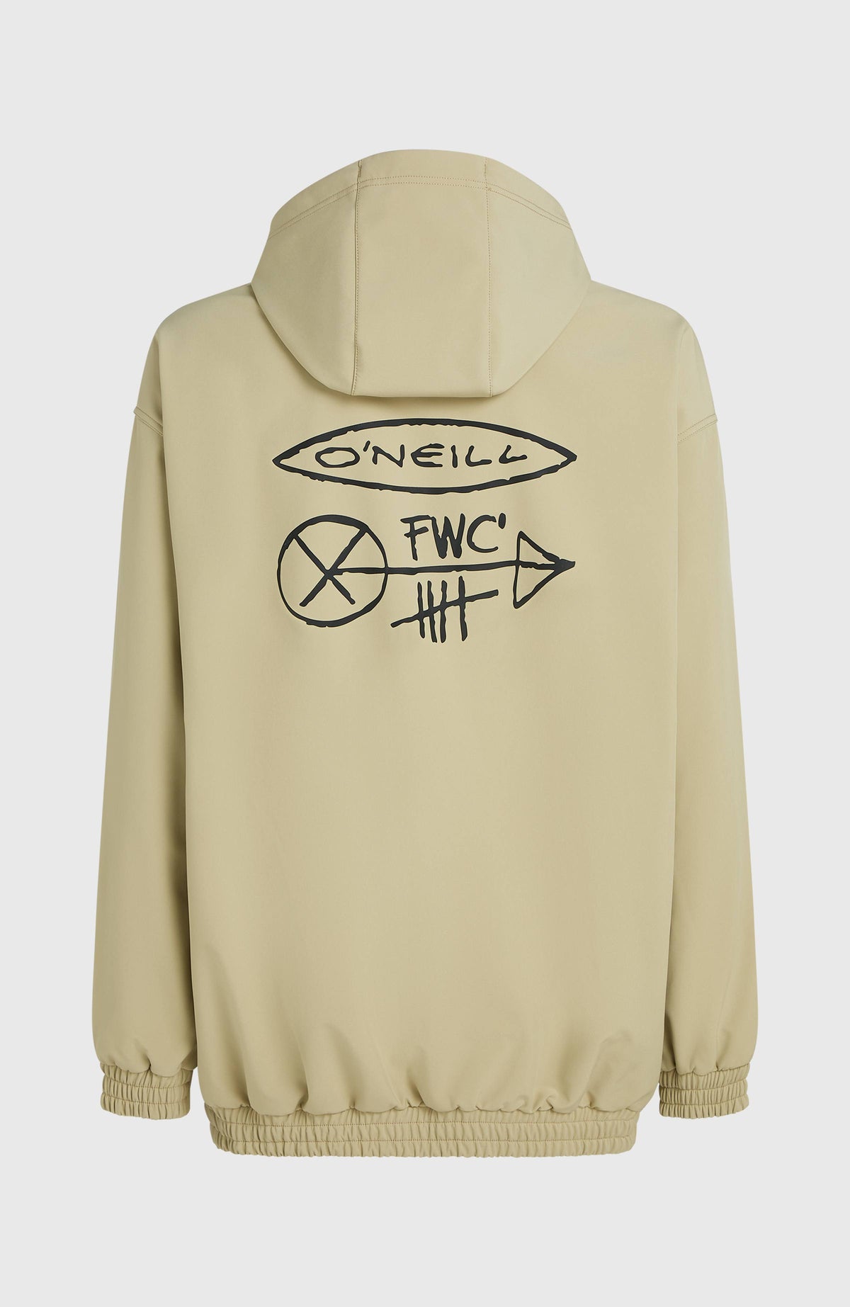 Sweat à capuche Softshell FWC'Play | Olive Blush