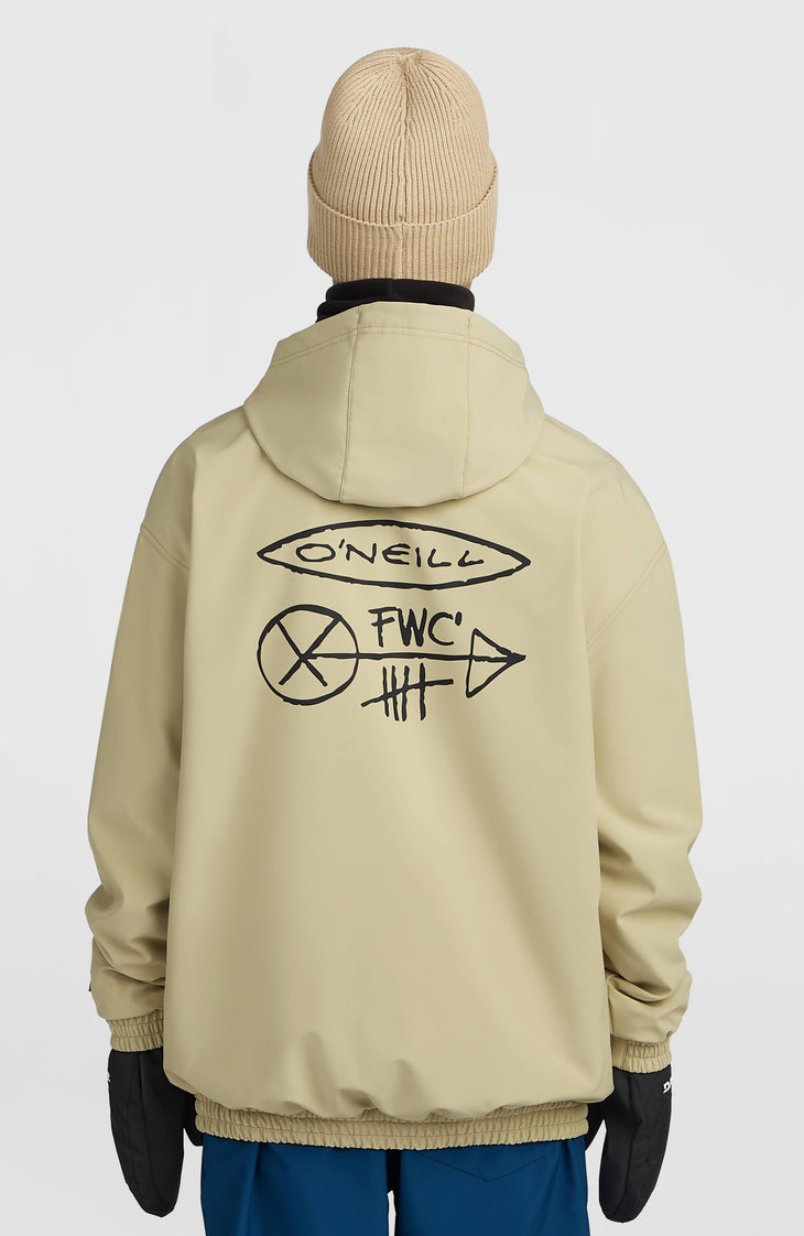 Sweat à capuche Softshell FWC'Play | Olive Blush