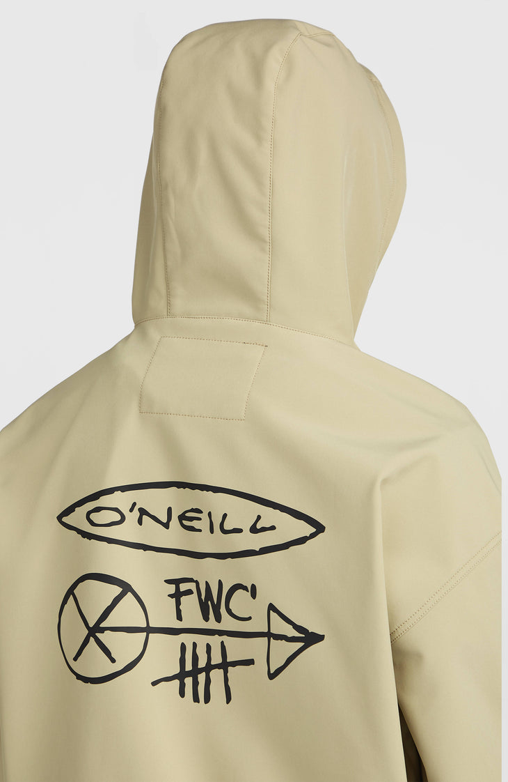 Sweat à capuche Softshell FWC'Play | Olive Blush