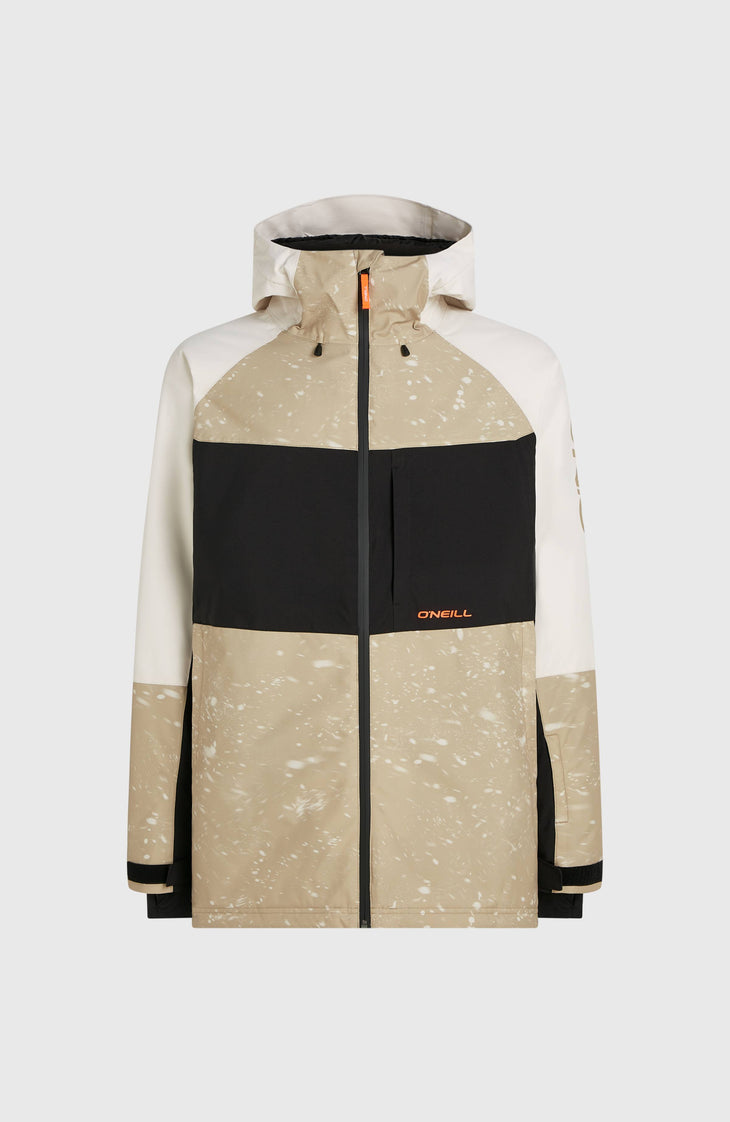 Veste de ski FWC'Cruz Mean Machine | Beige Snow Storm
