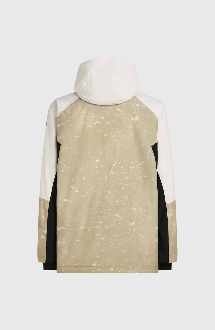 Veste de ski FWC'Cruz Mean Machine | Beige Snow Storm