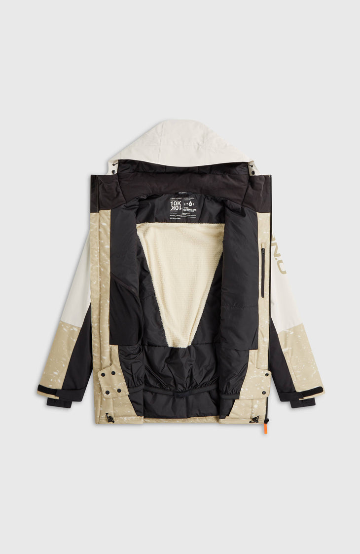 Veste de ski FWC'Cruz Mean Machine | Beige Snow Storm