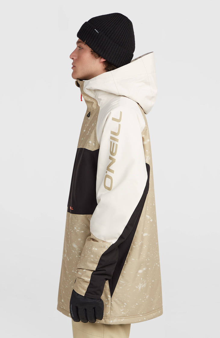 Veste de ski FWC'Cruz Mean Machine | Beige Snow Storm