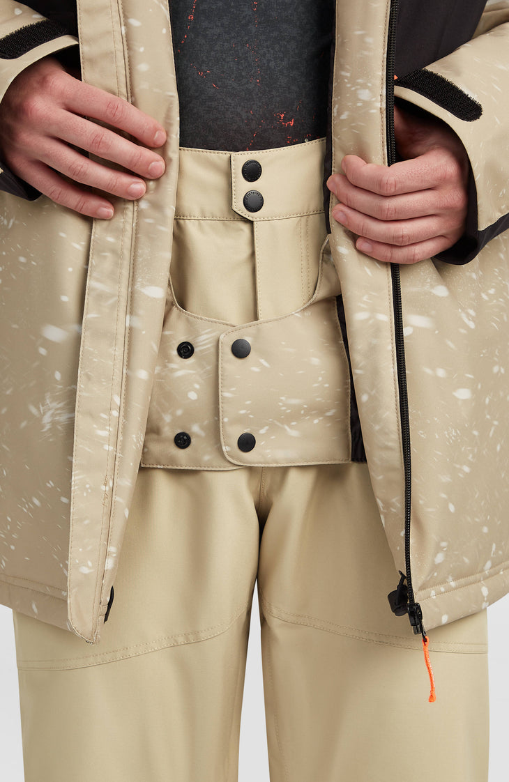 Veste de ski FWC'Cruz Mean Machine | Beige Snow Storm