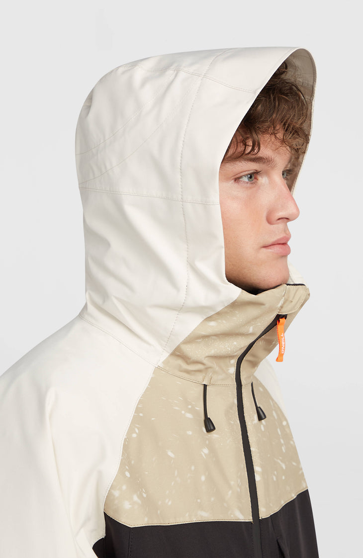 Veste de ski FWC'Cruz Mean Machine | Beige Snow Storm