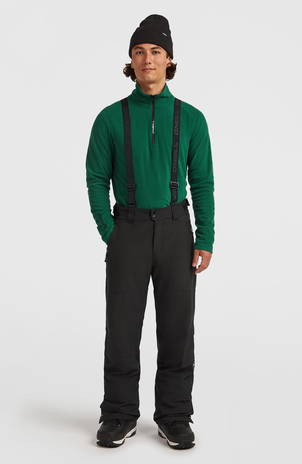 Pantalon de ski à bretelles FWC'Cruz | Black Out