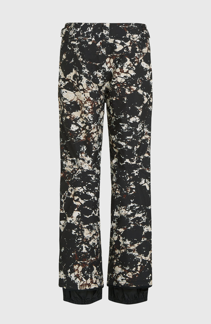 Pantalon de ski FWC'Cruz | Black/Beige Quarry