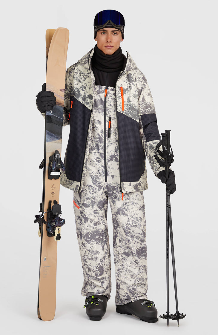 Salopette de ski FWC'Peak | Grey Mountain Landscape