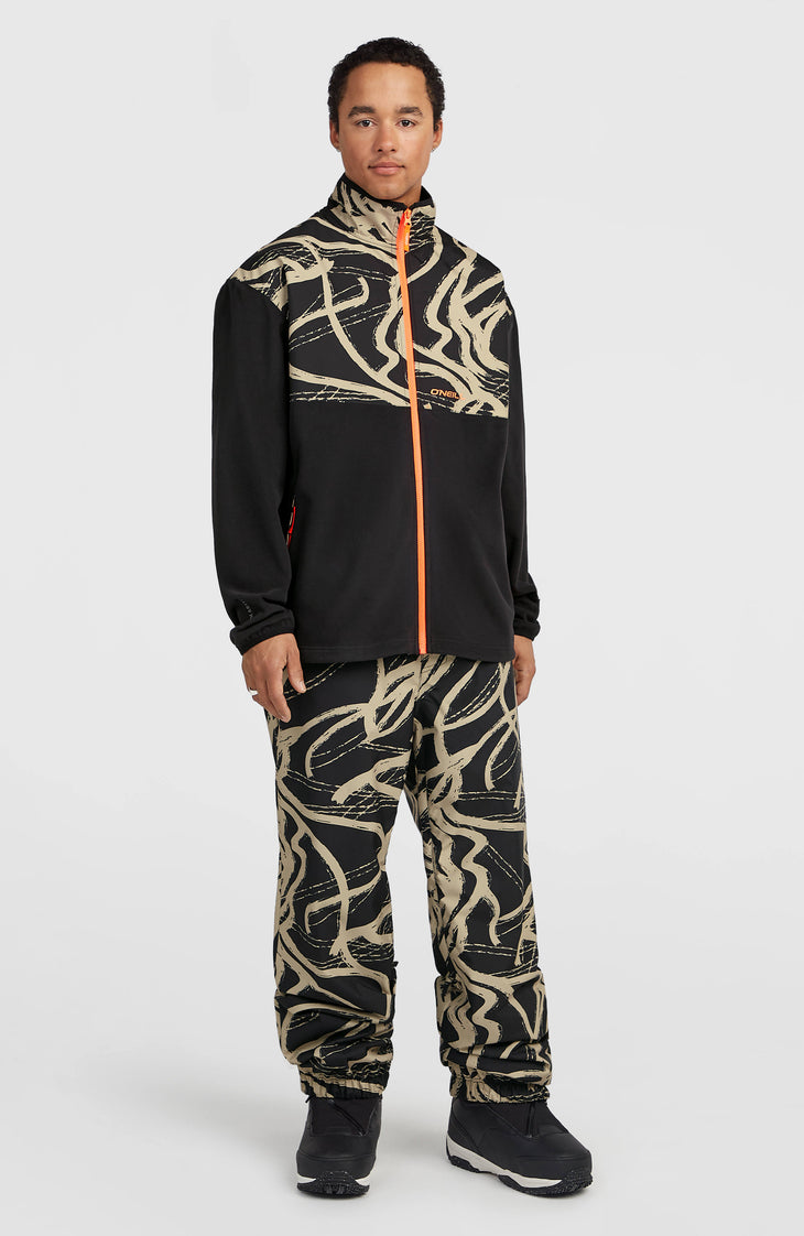 Pantalon de ski oversize FWC | Beige Snowtracks