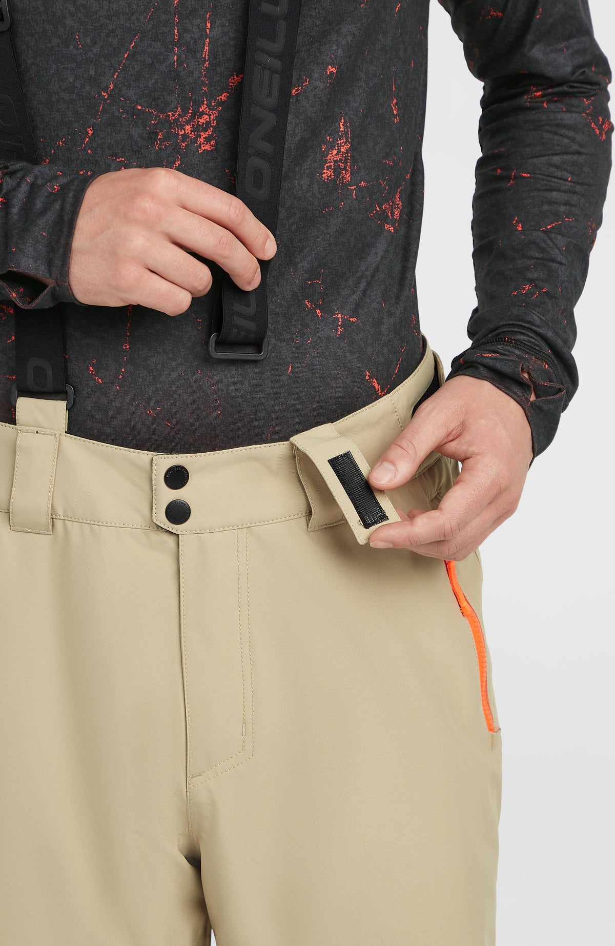 Pantalon de ski à bretelles FWC'Cruz | Olive Blush
