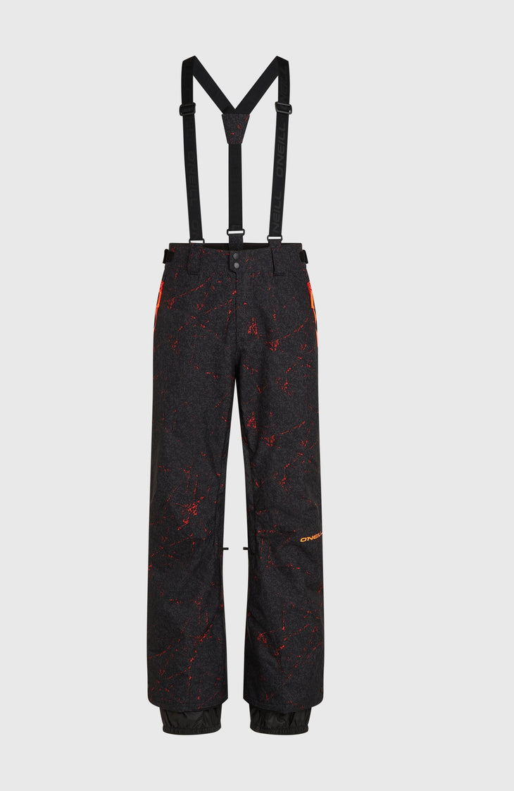 Pantalon de ski à bretelles FWC'Cruz | Black Basalt