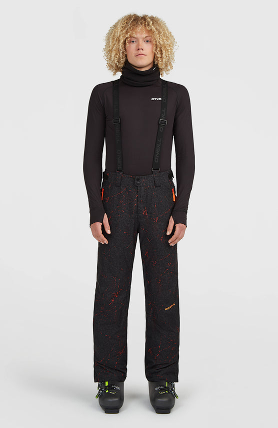Pantalon de ski à bretelles FWC'Cruz | Black Basalt
