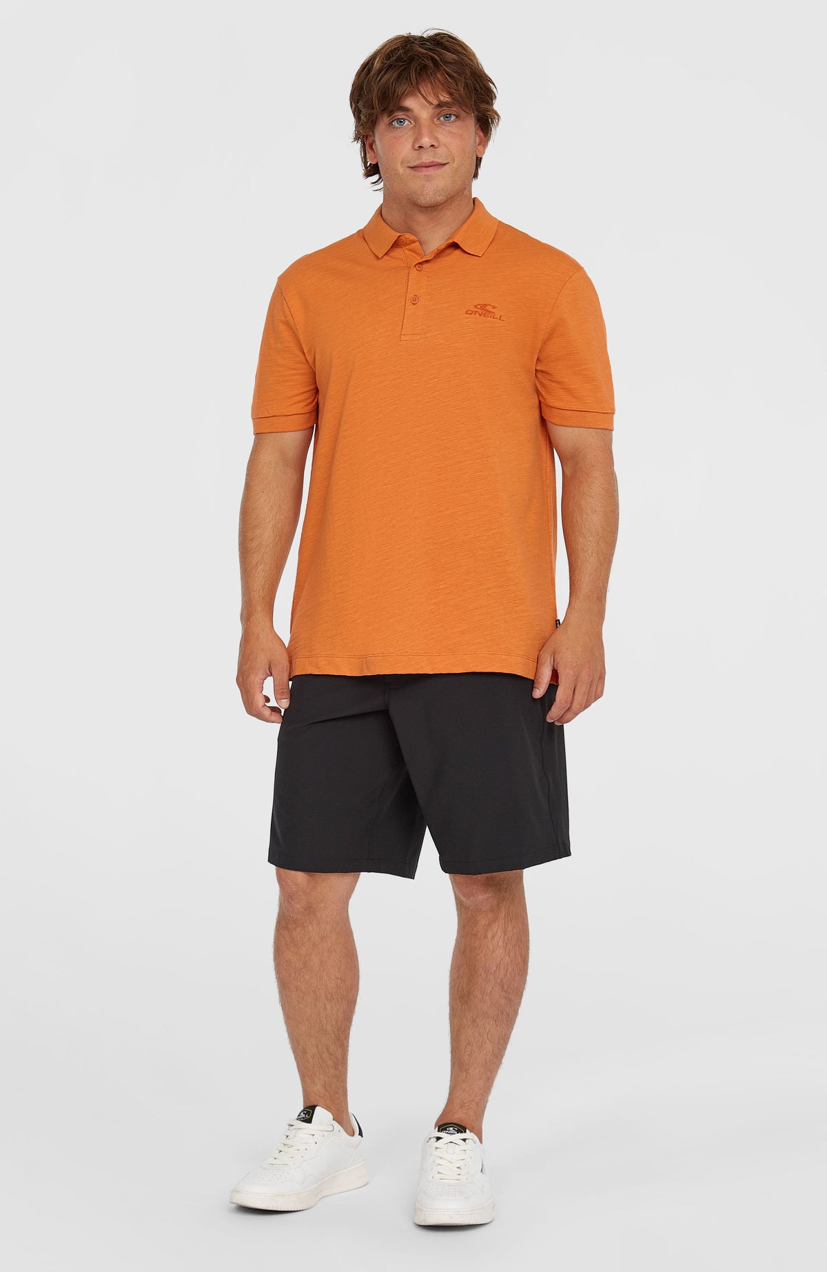 Slub Polo Small Logo | Cinnamon Stick