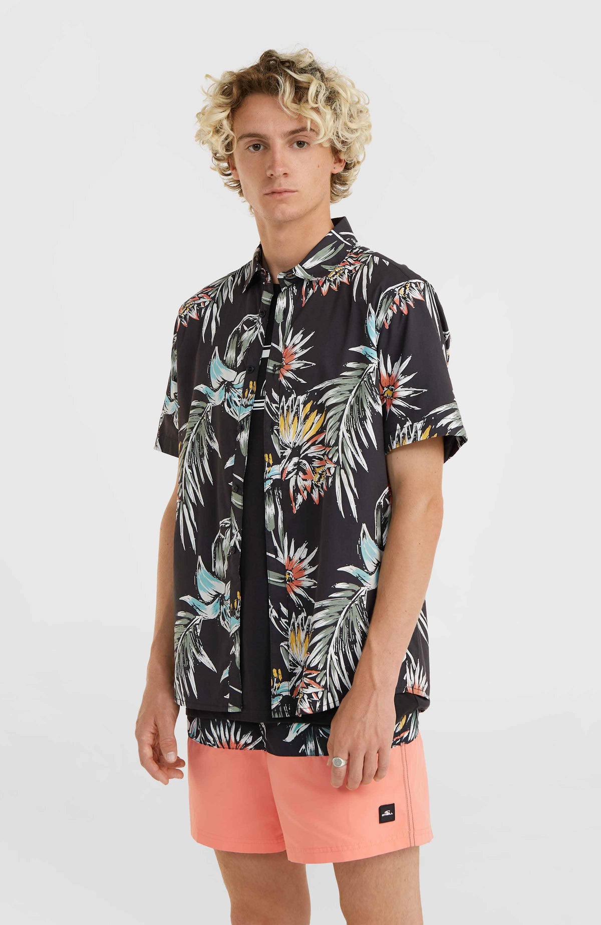 Chemise Mix and Match Floral | Black Tropicana