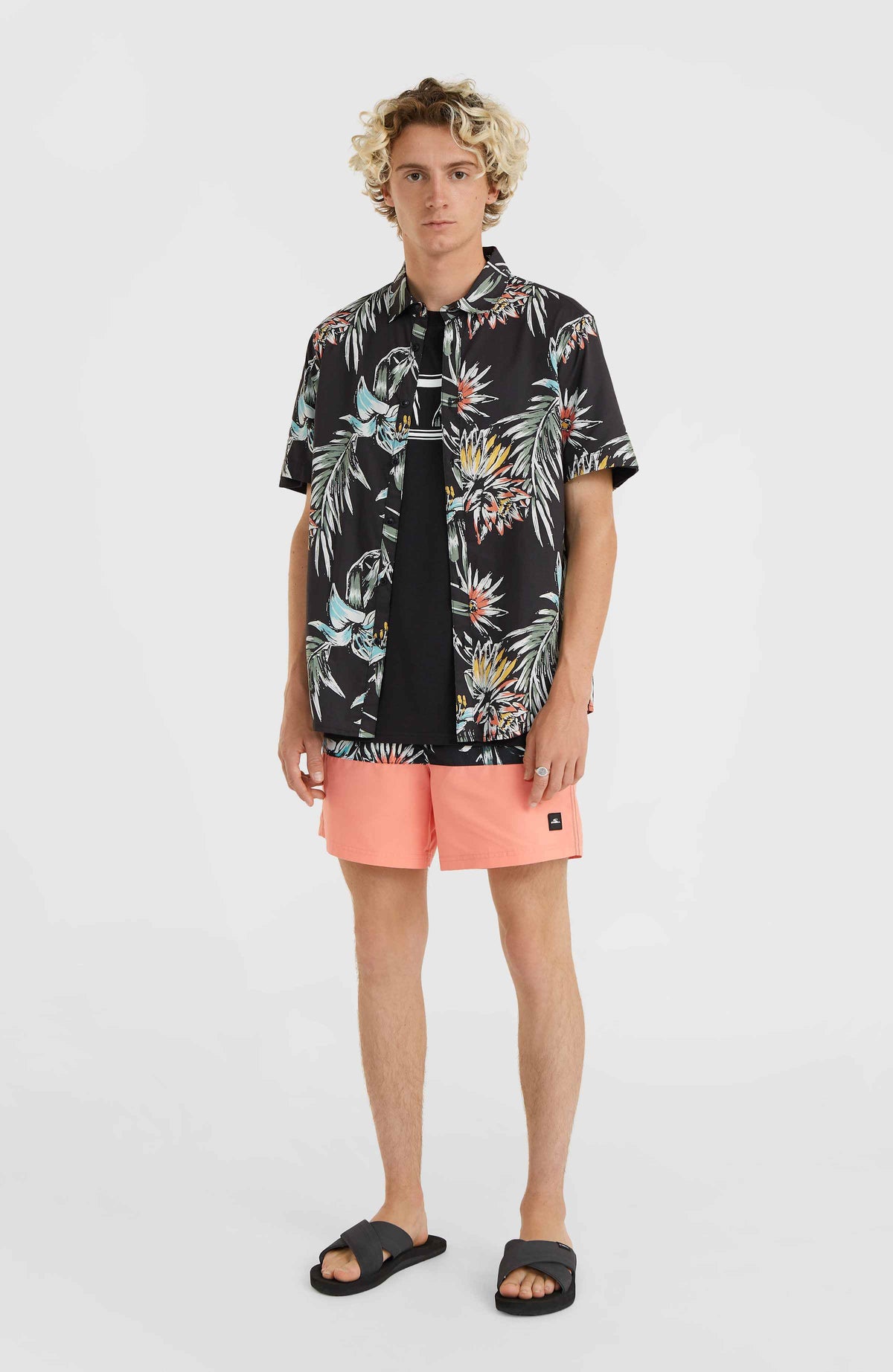 Chemise Mix and Match Floral | Black Tropicana