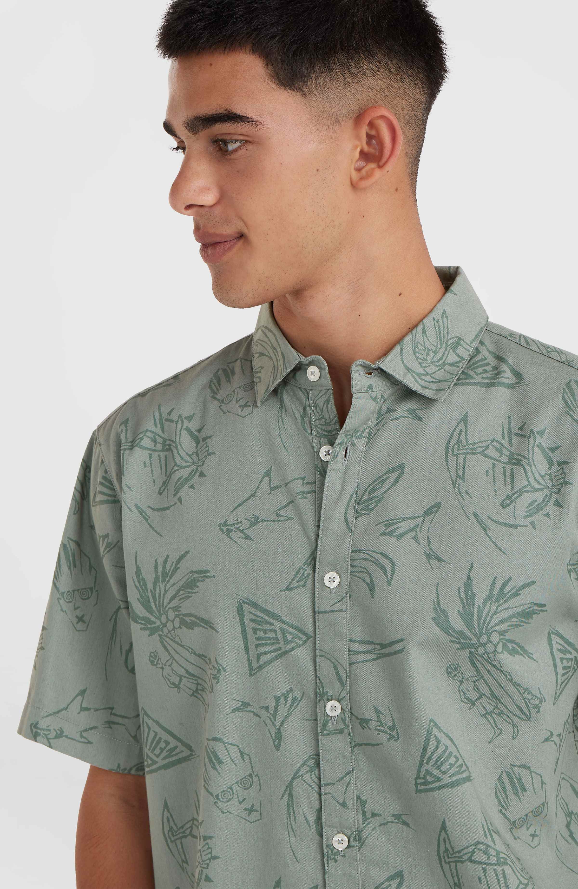 Chemise De Surf Vintage Butthole - Taille M, Coton, Occasion Bon état
