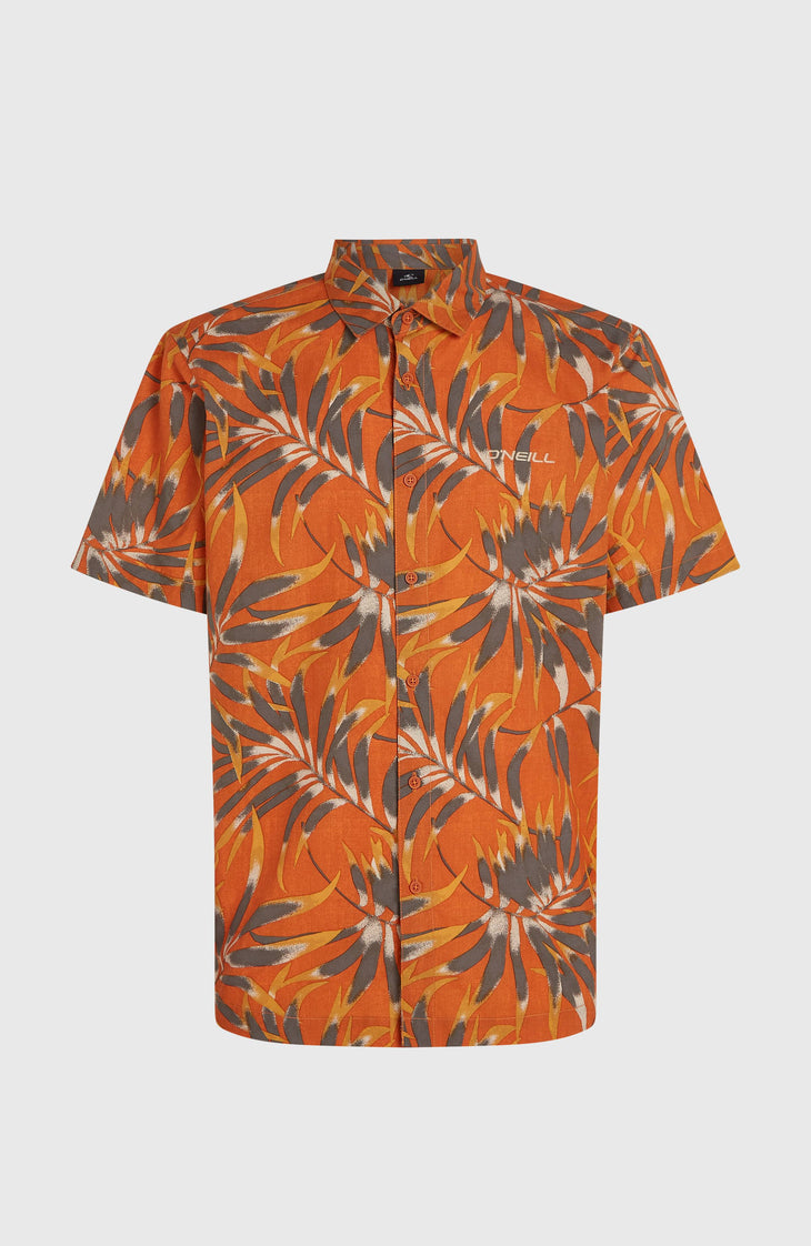 Chemise Print | Orange Dipped Leaves